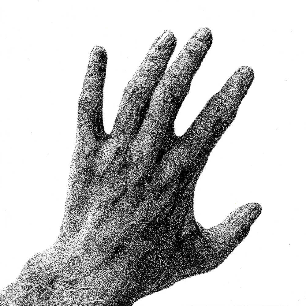 Stipple Hand Study
